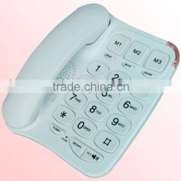 analog single line telephone with big buttons