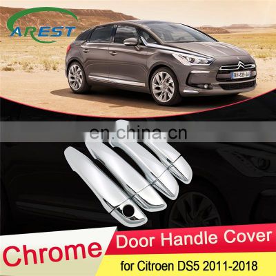 for Citroen DS5 2011 2012 2013 2014 2015 2016 2017 2018 Luxuriou Chrome Door Handle Cover Trim Car Set Catch Styling Accessories