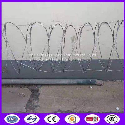 Concertina Blade Razor Barbed Wire Rolls Razor Wire Fencing