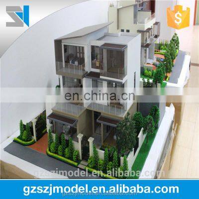 Photo realistic architectural maquette model / house layout model