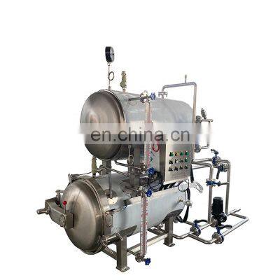 batch rotary food autoclave retort for almond/coconut milk