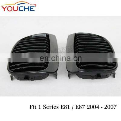 ABS Front Car Grille Grills for BMW 1 Series E81 E87 2004-2007 photo-3