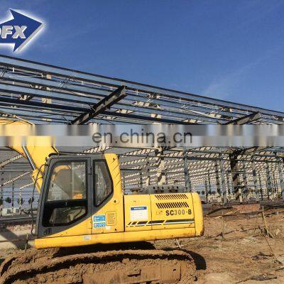 Construction Quick Installation Corrugated Sheet Steel Structure Warehouse