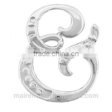 1000+ styles MOQ only 20pcs sale cheap Ampersand charms floating charms