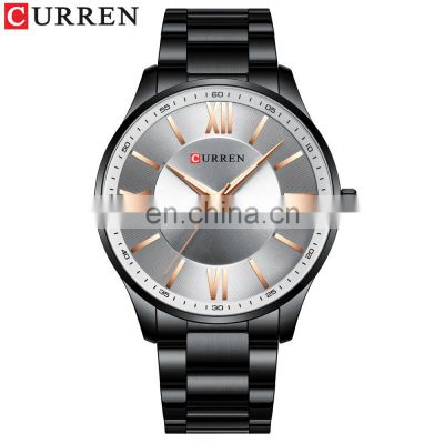 CURREN 8383 Men Quartz Watches Stainless Steel Business Clock Male Men Luxuries Watches