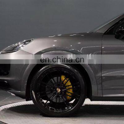 Runde For 18-21 Porsche Cayenne Upgrade Sports Body Kit Front Rear Bumper Wheel Eyebrow Front Lip Rear Diffuser Spoiler photo-3