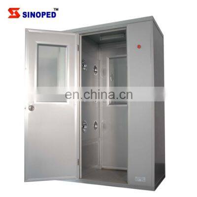 12 Nozzles Air Shower Clean Room With Passing Box Automatic Blowing Air Shower With Full Stainless Steel photo-2