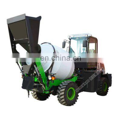 Automatic 1.2cubic meter Charging Capacity portable concrete mixer truck