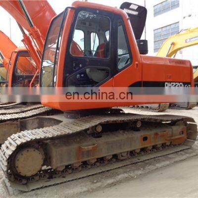 Perfect condition doosan original used dh220-7lc excavator