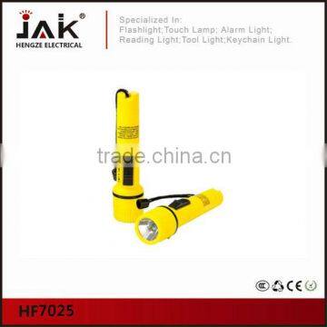 JAK HF7025 cheap plastic flashlight