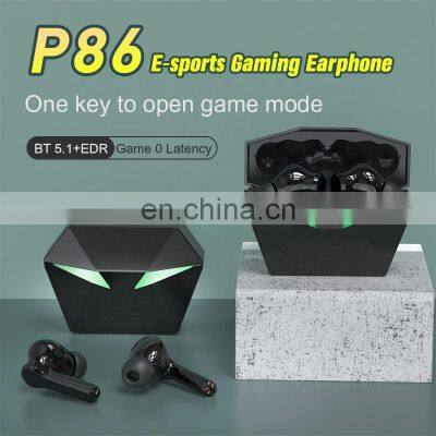 Deep Bass Sound Positioning P86 BT5.1+EDR Game Earbuds Zero Latency Wireless Gaming Headset Headphones photo-2