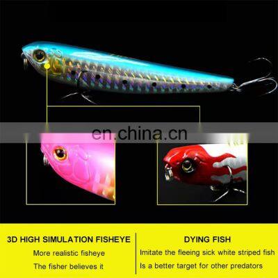 Best Sale Sea Fishing Equipment Fish Hunter Fish Hunter DL1D Pencil 80MM 9G Minnow Lures Fishing
