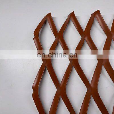 expanded metal mesh protective decorative anodize aluminum expanded metal mesh