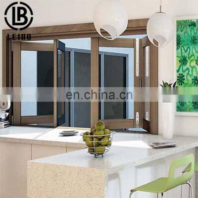 Modern Style Aluminium Window Glass Folding Windows