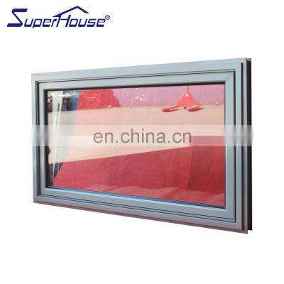 Australia Aluminium Alloy Aluminum Awning Windows Waterproof Double Tempered Glass Restaurant Awning Window photo-2
