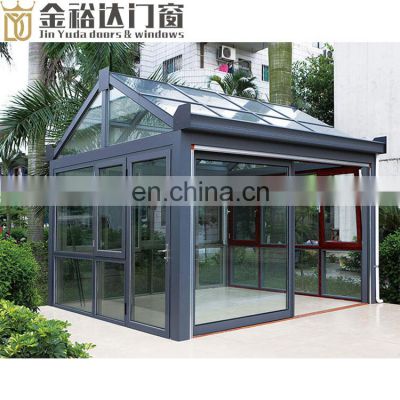 aluminum glass sunroom Herringbone roof sun room for sale