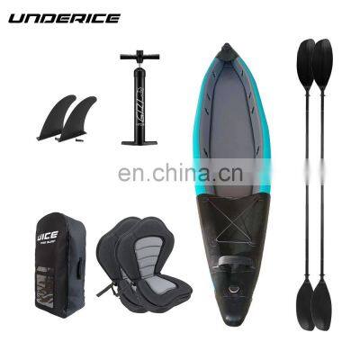 High Quality Inflatable Drop Stitch Fishing Surfing Canoe Rowing Boat Inflatable Kayak for Adult photo-3