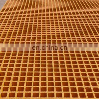 38*38mm Mesh Size Frp Plastic Composite Molded Floor Grating Anti-slip Fiberglass Panel Frp Grating photo-2