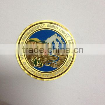 metal coin/challenge coin/coin with epoxy