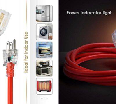 3-Conductor Single-Outlet Extension Cords W/Light 5-15P 15A 125V~ photo-3