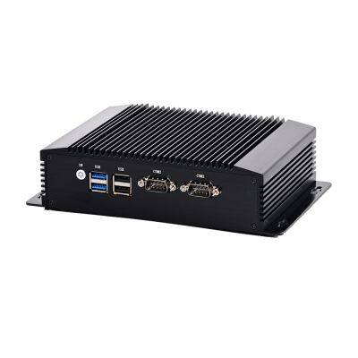 Industrial Mini PC N100 2HDMI 1DP Display 2COM RS232 for AI/Digital Signage/Factory Automation Use photo-2