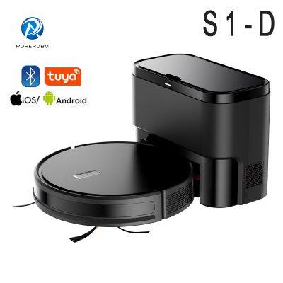 PUREROBO S1-D-Robot Vacuum Cleaner With APP & Remote control 3 In 1 Wet Dry Mopping & Sweeping & Vacuum Dust Automatic dust collection function