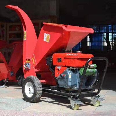 PanQi Portable Branch Leaves Small Trunk Gasoline Engine Wood Crusher Choose Wood Chipper for Farm photo-3
