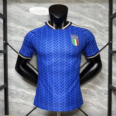 2627 Италия Домашняя версия игрока Футболка, футболка с короткими рукавами того же стиля для Кубка мира в США, Канаде и Мексике