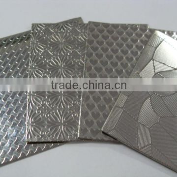 stamp punch stainless steel sheet !pattens as customization!