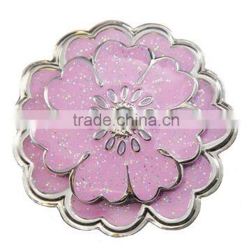 high quality flowers totem manyfacture price custom logo metal golf hat clip 1626