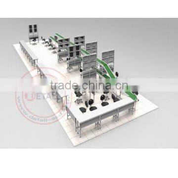 Professional ESD assembly tables for SMT factory (Detall)