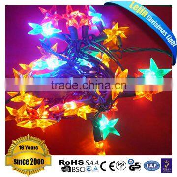 High quality yellow repair led christmas light strings With high quality outdoor decoration