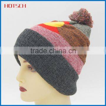 Latest Hot Selling fashion pom beanie hats wholesale