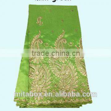 high quality african geroge lace fabric for wedding dresses GP0008
