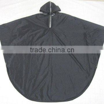 Top Quality Balck Polyester Designer Rain Ponchos