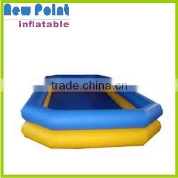 PVC summer double layer inflatable pool kids on sale