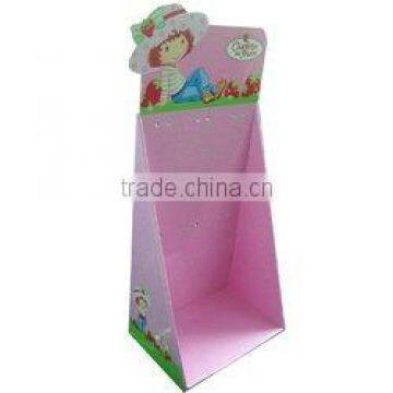 pure pink cardboard counter display