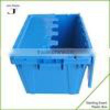 Nesting storage plastic crate