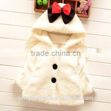 Kids Winter Clothing Baby Girls Cotton Coat Girls Velvet Vintage Casual Winter Coat