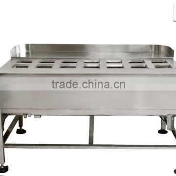 table grape manual multihead weigher for packing/packaging line for strawberry,bunch of grape,carrot,fresh fruit,vegetable,etc