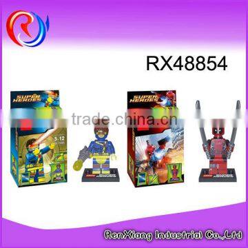 Hot selling building block minifigures super hero toys