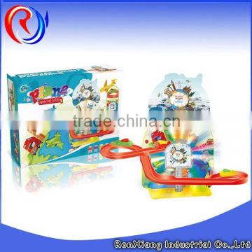 New style funny kids race track toy b/o orbit