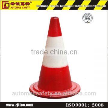 38cm Red Painted Safety Barrier Rubber Traffic Cone