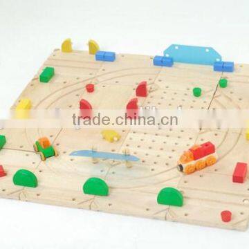 Diy wooden train track sets wooden railway track pieces