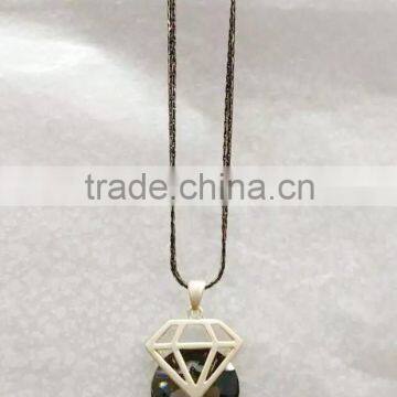Statement Necklace, Crystal Charm on Chains Jewelry Fashion Statement Necklace , Statement Necklace Wholesale PT2090