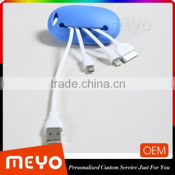 Mobile phone sync charger telescopic data cable set