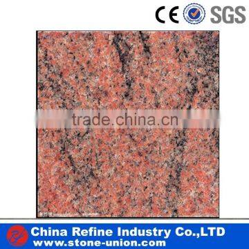 Colorful red granite granite slab and tile