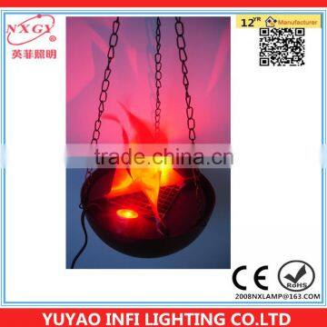 Halloween party bar adornment lamps and lanter Simulation Electronic brazier Flame lamp droplight