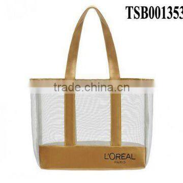 hot sale women fashion mesh beach bag