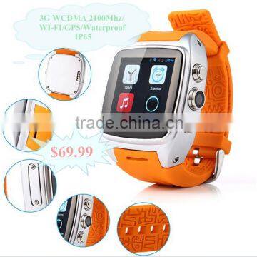 Alibaba Gold Supplier!!!2016 waterproof GPS Android OS X01 smart watch Sport Wrist Watch